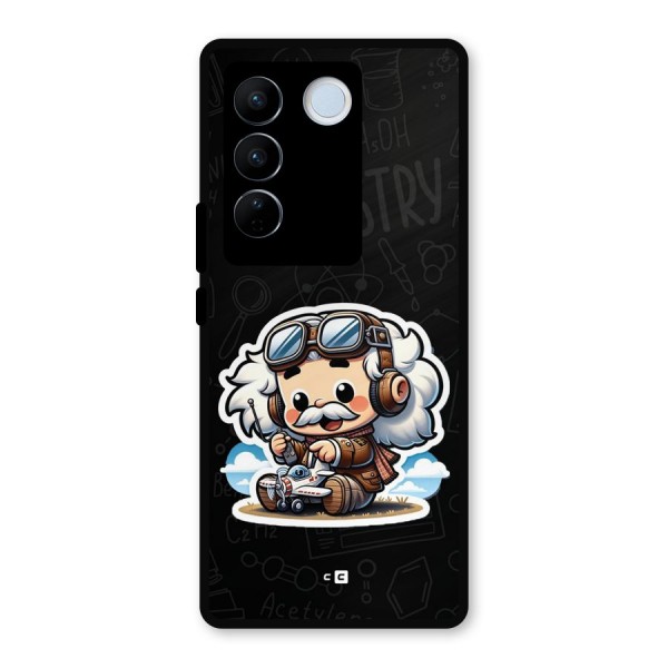 Genius Kid Metal Back Case for Vivo V27 Pro