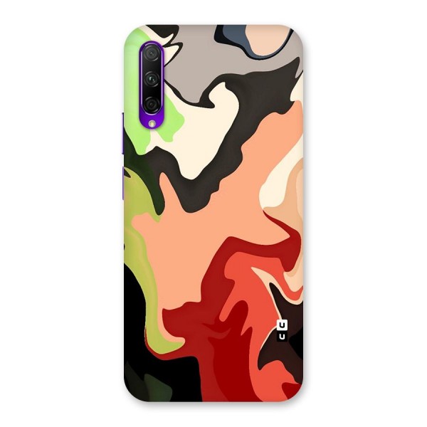 Geometric Abstract Acrylic Oil Pattern Art Back Case for Honor 9X Pro