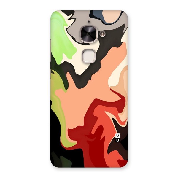 Geometric Abstract Acrylic Oil Pattern Art Back Case for Le 2