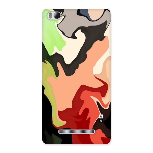 Geometric Abstract Acrylic Oil Pattern Art Back Case for Mi4i