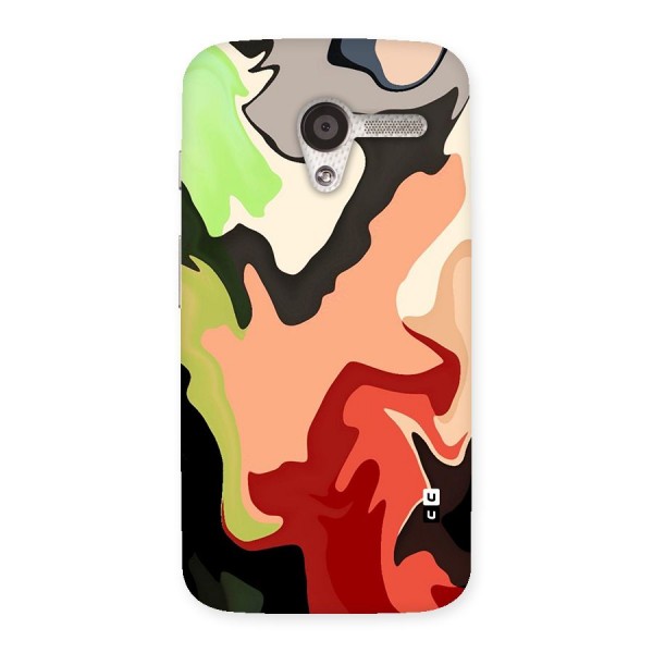 Geometric Abstract Acrylic Oil Pattern Art Back Case for Moto X