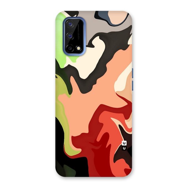 Geometric Abstract Acrylic Oil Pattern Art Back Case for Realme Narzo 30 Pro