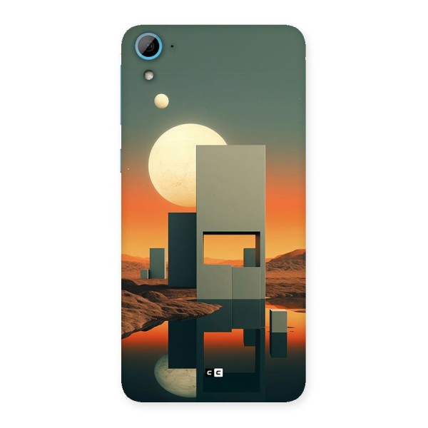 Geometric Sculpture Back Case for Desire 826