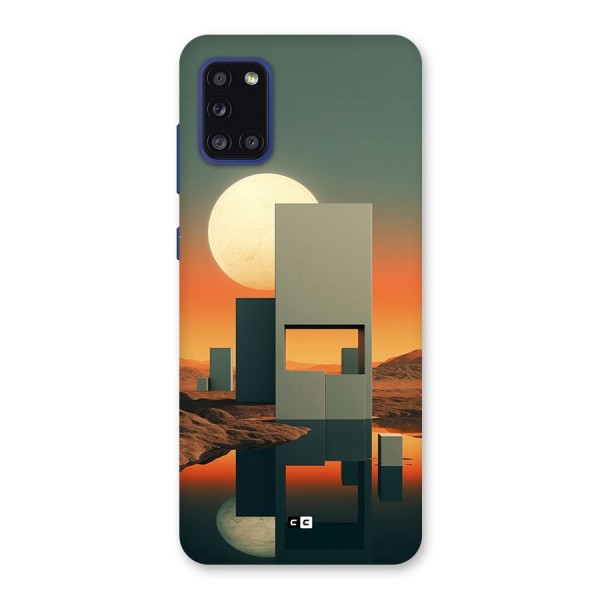 Geometric Sculpture Back Case for Galaxy A31