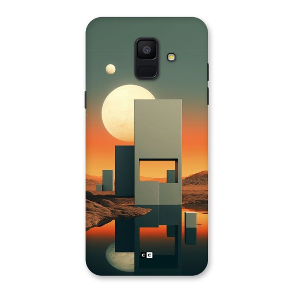 Geometric Sculpture Back Case for Galaxy A6 (2018)