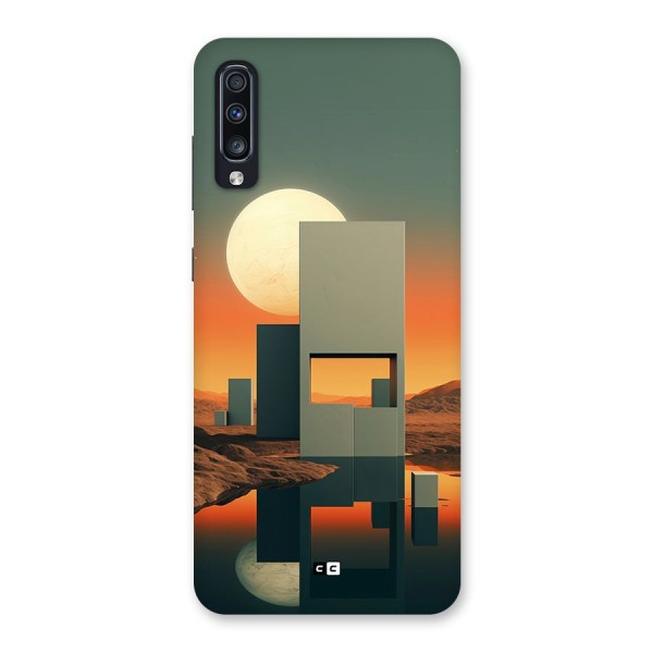 Geometric Sculpture Back Case for Galaxy A70