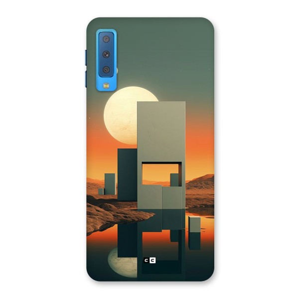 Geometric Sculpture Back Case for Galaxy A7 (2018)