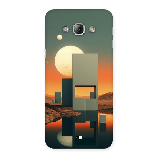 Geometric Sculpture Back Case for Galaxy A8