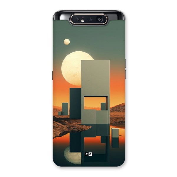 Geometric Sculpture Back Case for Galaxy A80