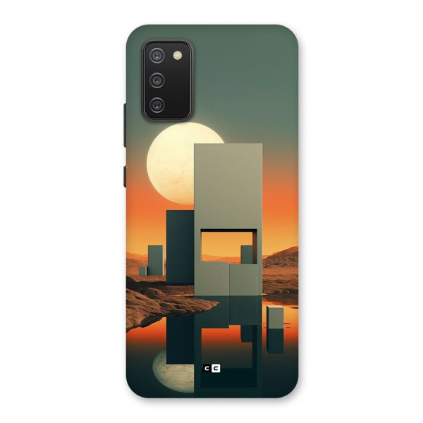 Geometric Sculpture Back Case for Galaxy F02s