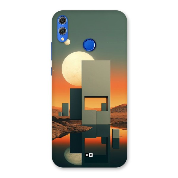 Geometric Sculpture Back Case for Honor 8X