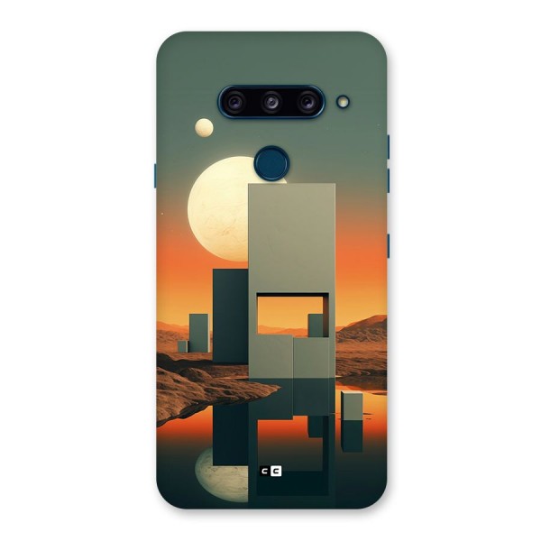 Geometric Sculpture Back Case for LG  V40 ThinQ