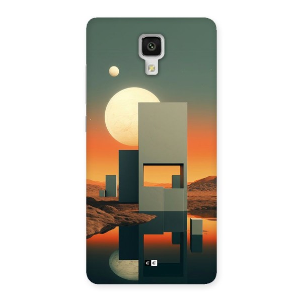 Geometric Sculpture Back Case for Mi4