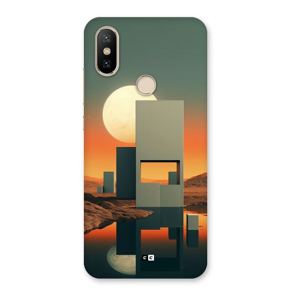 Geometric Sculpture Back Case for Mi A2