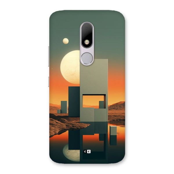 Geometric Sculpture Back Case for Moto M