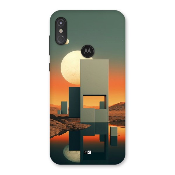 Geometric Sculpture Back Case for Motorola One Power