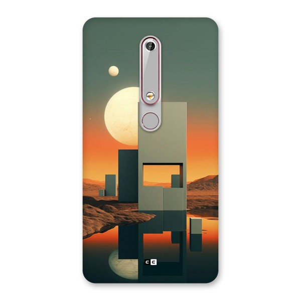 Geometric Sculpture Back Case for Nokia 6.1