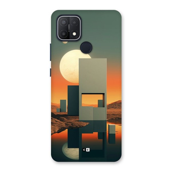 Geometric Sculpture Back Case for Oppo A15