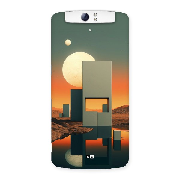 Geometric Sculpture Back Case for Oppo N1