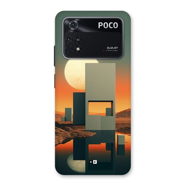 Geometric Sculpture Back Case for Poco M4 Pro 4G