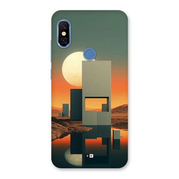 Geometric Sculpture Back Case for Redmi Note 6 Pro