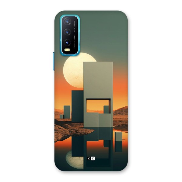 Geometric Sculpture Back Case for Vivo Y20s