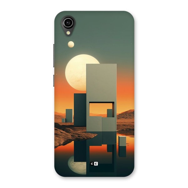 Geometric Sculpture Back Case for Vivo Y91i