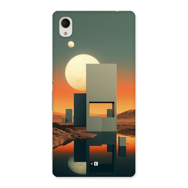 Geometric Sculpture Back Case for Xperia M4 Aqua