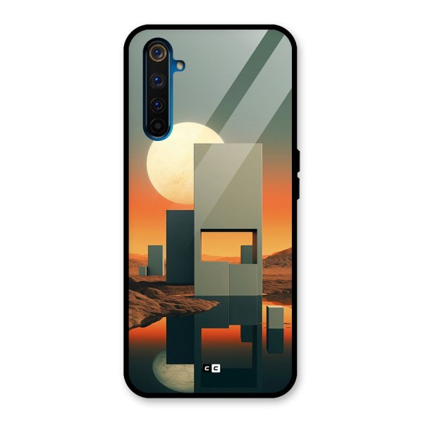 Geometric Sculpture Glass Back Case for Realme 6 Pro