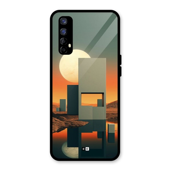 Geometric Sculpture Glass Back Case for Realme 7