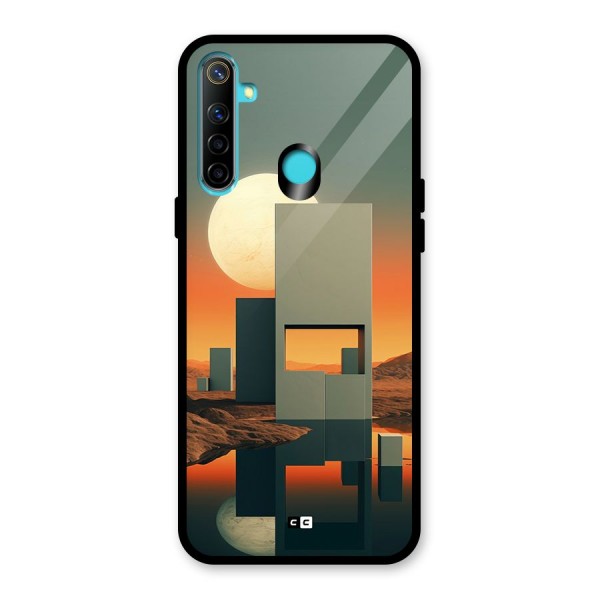 Geometric Sculpture Glass Back Case for Realme Narzo 10