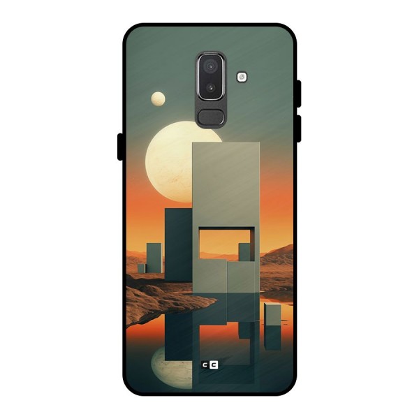 Geometric Sculpture Metal Back Case for Galaxy On8 (2018)