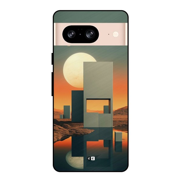 Geometric Sculpture Metal Back Case for Google Pixel 8