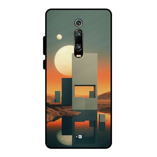 Geometric Sculpture Metal Back Case for Redmi K20 Pro