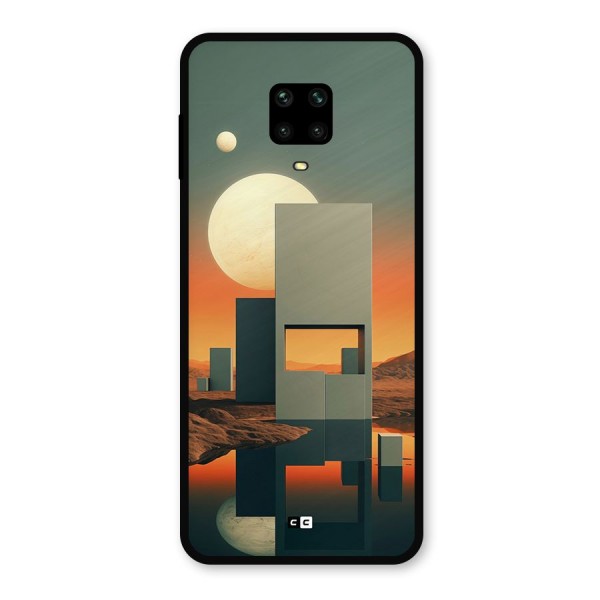 Geometric Sculpture Metal Back Case for Redmi Note 10 Lite