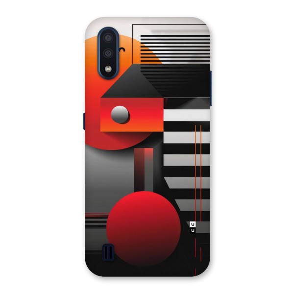 Geometrical Marvel Back Case for Galaxy M01