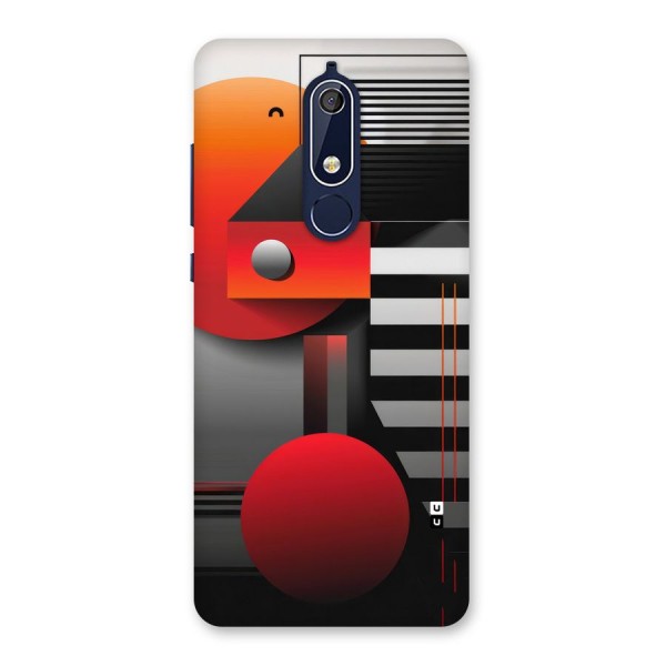 Geometrical Marvel Back Case for Nokia 5.1