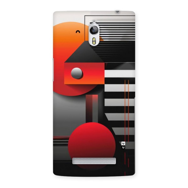 Geometrical Marvel Back Case for Oppo Find 7