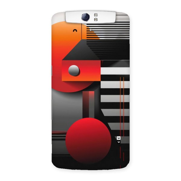 Geometrical Marvel Back Case for Oppo N1