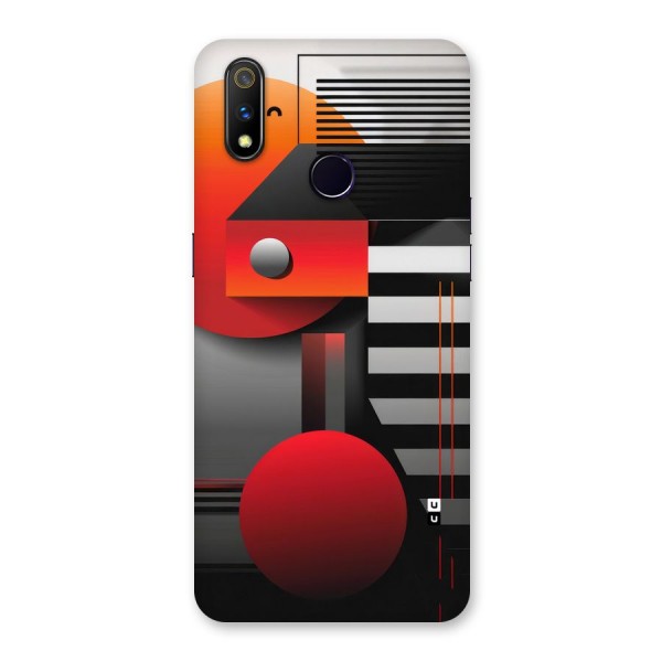 Geometrical Marvel Back Case for Realme 3 Pro