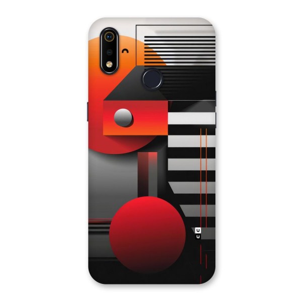 Geometrical Marvel Back Case for Realme 3i