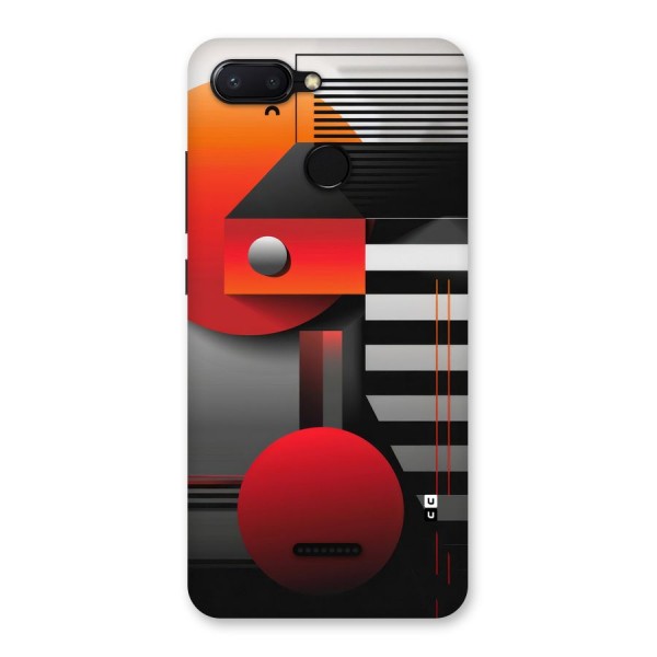 Geometrical Marvel Back Case for Redmi 6