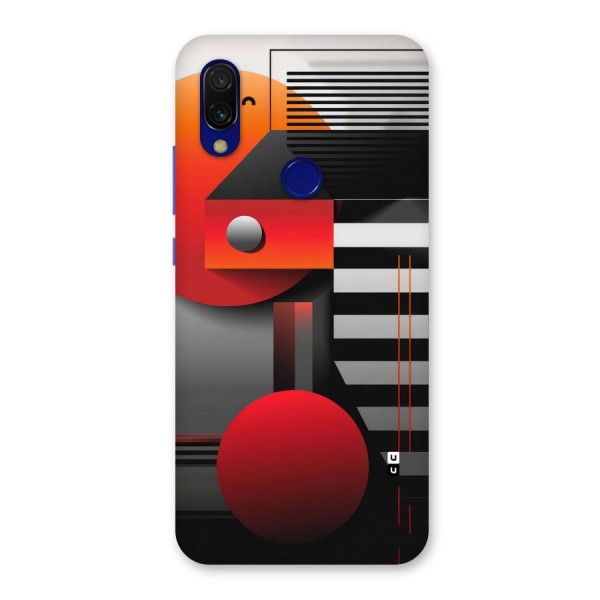 Geometrical Marvel Back Case for Redmi 7