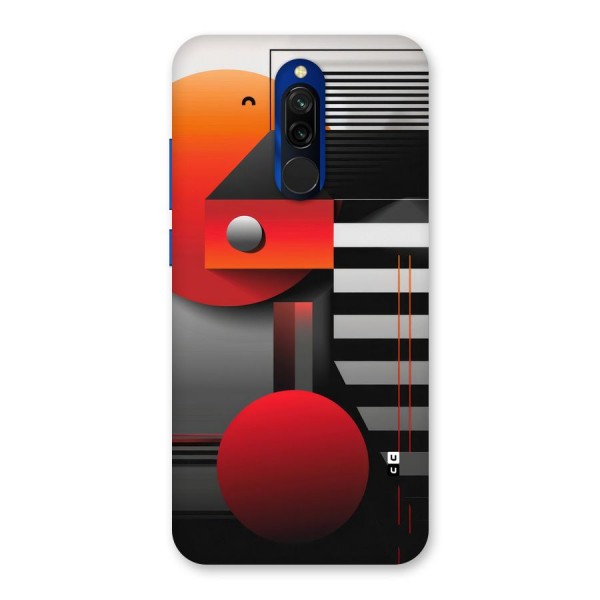 Geometrical Marvel Back Case for Redmi 8