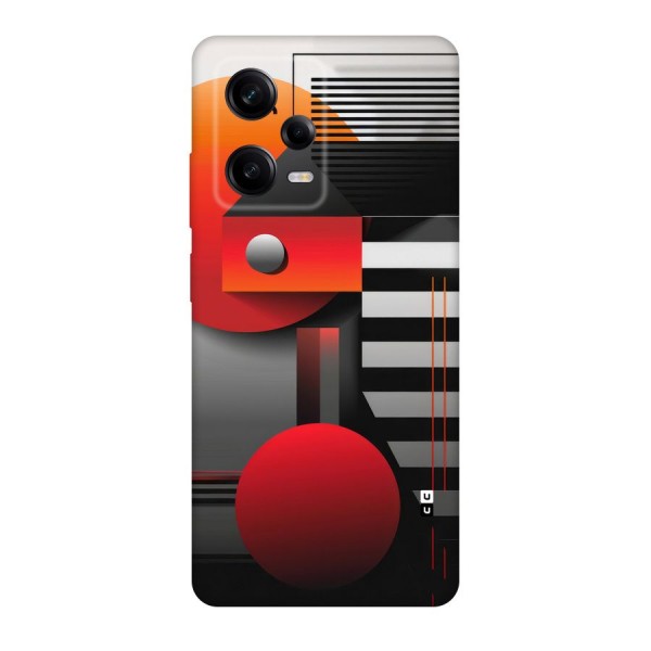 Geometrical Marvel Back Case for Redmi Note 12 Pro