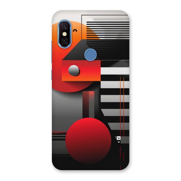 Geometrical Marvel Back Case for Redmi Note 6 Pro