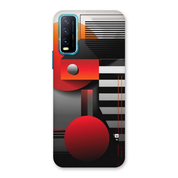 Geometrical Marvel Back Case for Vivo Y20s