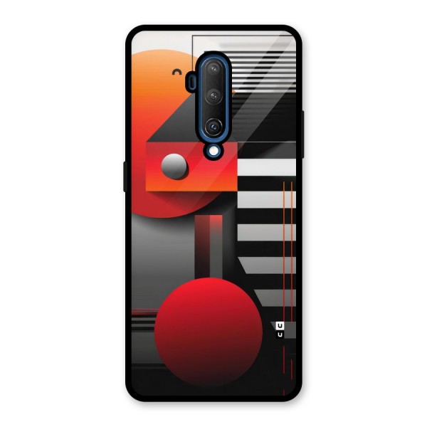 Geometrical Marvel Glass Back Case for OnePlus 7T Pro