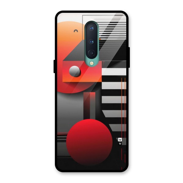 Geometrical Marvel Glass Back Case for OnePlus 8