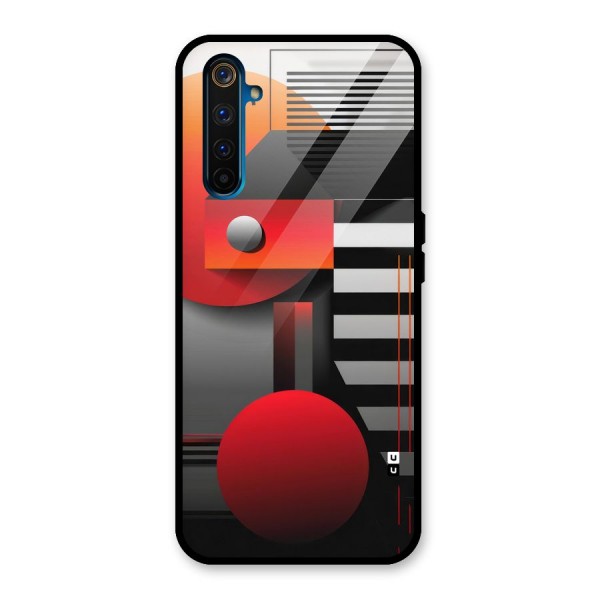 Geometrical Marvel Glass Back Case for Realme 6 Pro